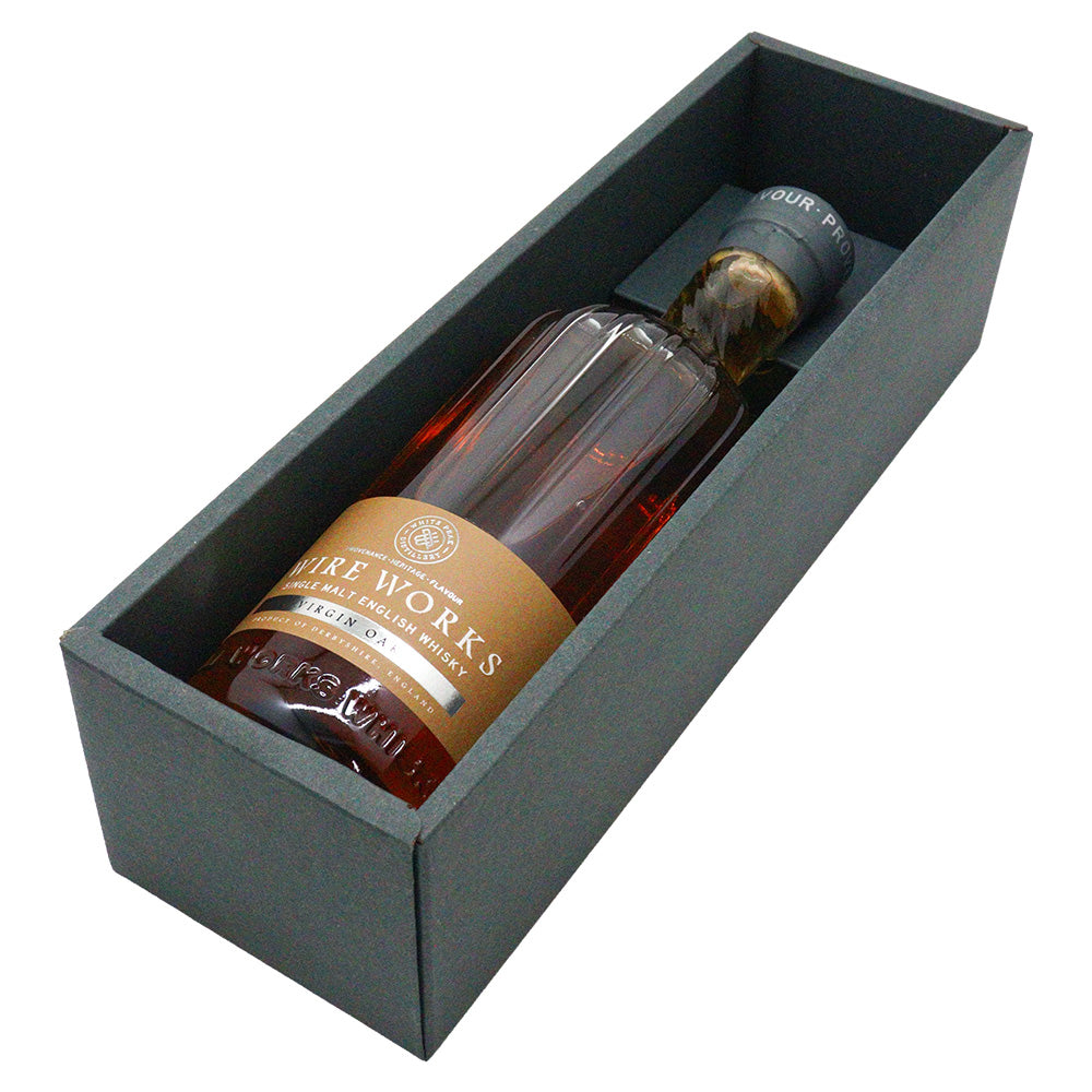 ワイヤーワークス ”ヴァージンオーク” ギフトパッケージ 50.5% 700ml イングリッシュ シングルモルト ウイスキー