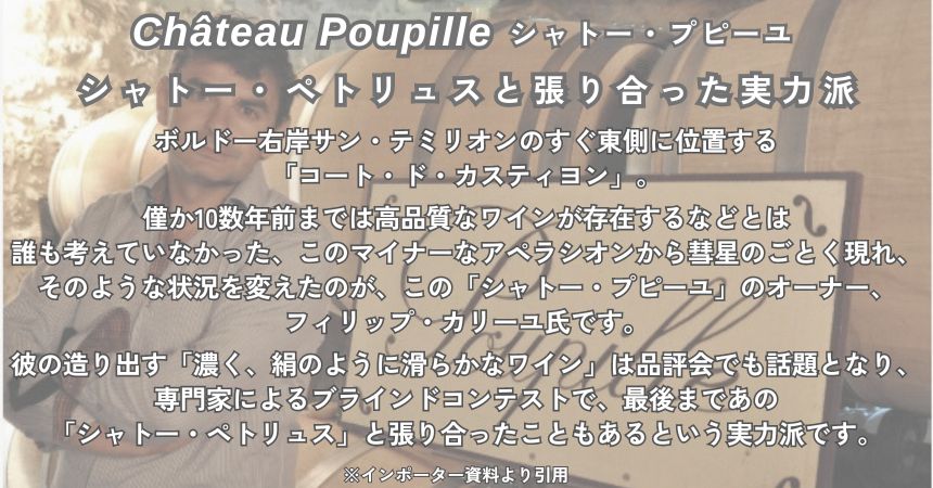 シャトー プピーユ 2018 750ml 赤ワイン フランス ボルドー フルボディ