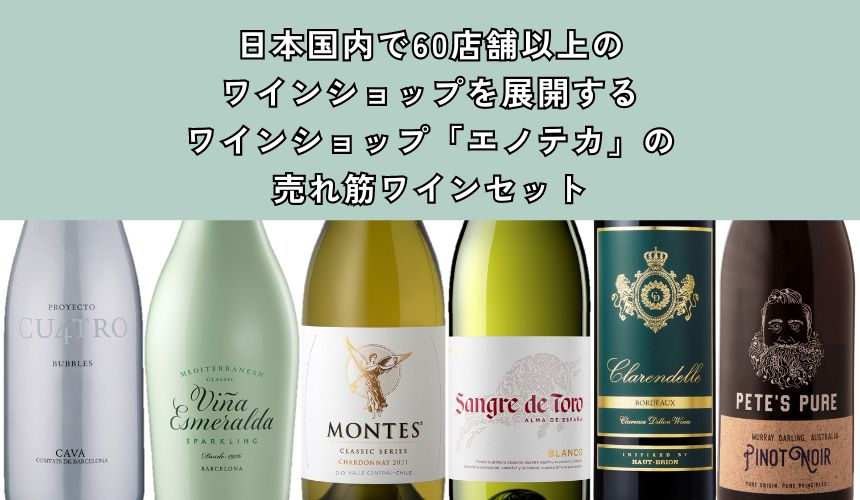【送料無料 6本セット】 エノテカ 売れ筋 ミックス ワイン 750ml × 6本 セット フランス スペイン チリ オーストラリア
