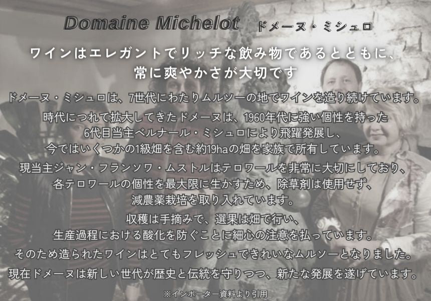 ドメーヌ ミシュロ ムルソー レ ナルヴォー 2022 750ml 白ワイン フランス ブルゴーニュ 辛口