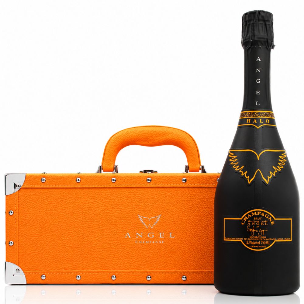 エンジェル シャンパーニュ NV ブリュット ヘイロー オレンジ 750ml オリジナルケース付 シャンパン