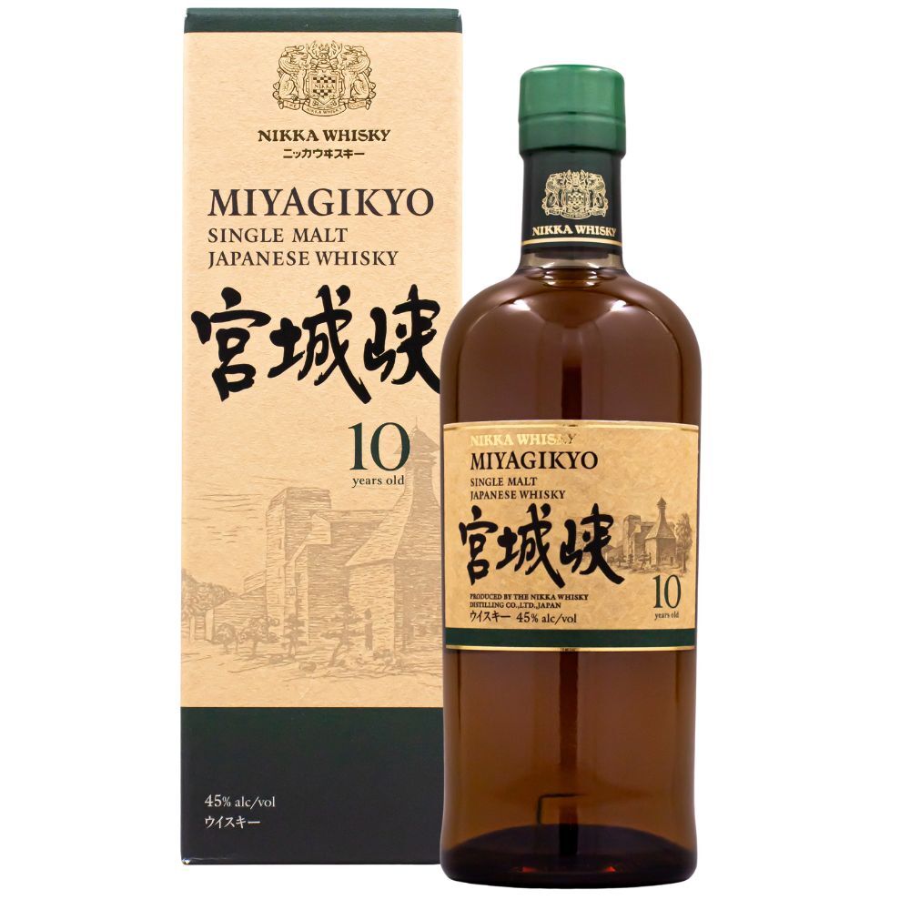 ニッカ シングルモルト 宮城峡 10年 45% 700ml 箱付 ニッカウヰスキー 宮城峡蒸溜所 ジャパニーズ ウイスキー