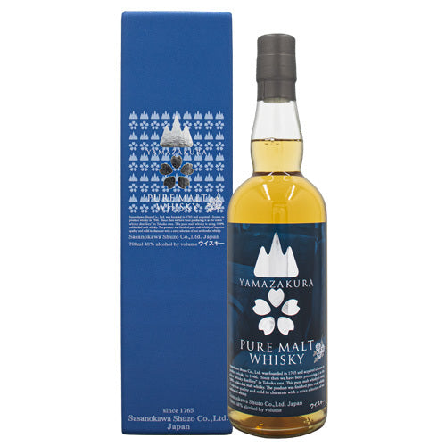 笹の川酒造 ピュアモルト ウイスキー 山桜 700ml 箱付 ジャパニーズ ウイスキー