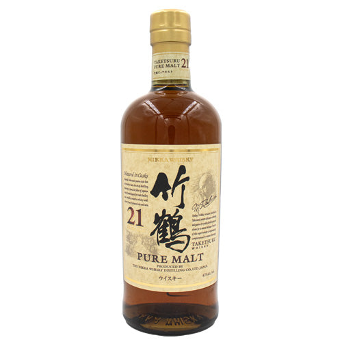 終売！竹鶴21年 箱なし 700ml 43% - 酒