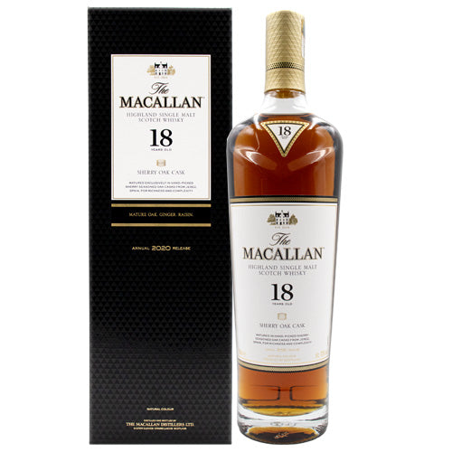 ザ マッカラン 18年 シングルモルト シェリー オーク カスク 43% 700ml  