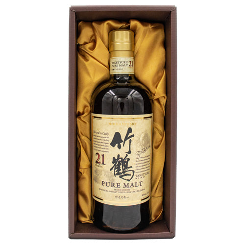 ニッカ 竹鶴 21年 ピュアモルト 43% 700ml 箱付 ウイスキー