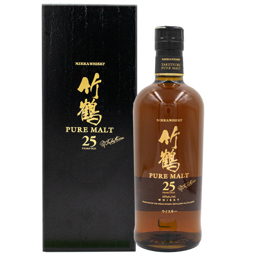 ニッカ 竹鶴 25年 ピュアモルト 43％ 700ml 箱付 ウイスキー – SAKE People