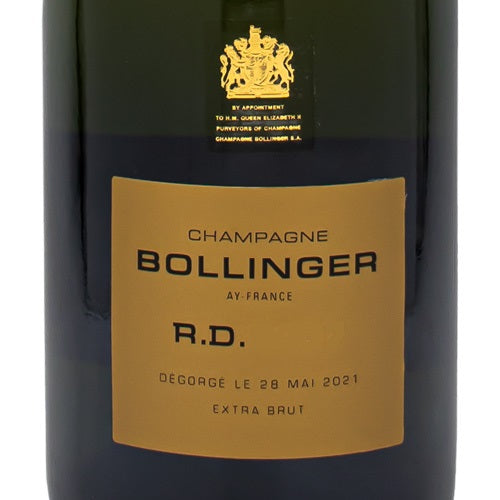 ボランジェ R.D.（アール ディー）2002 750ml 箱なし エクストラ ブリュット シャンパン