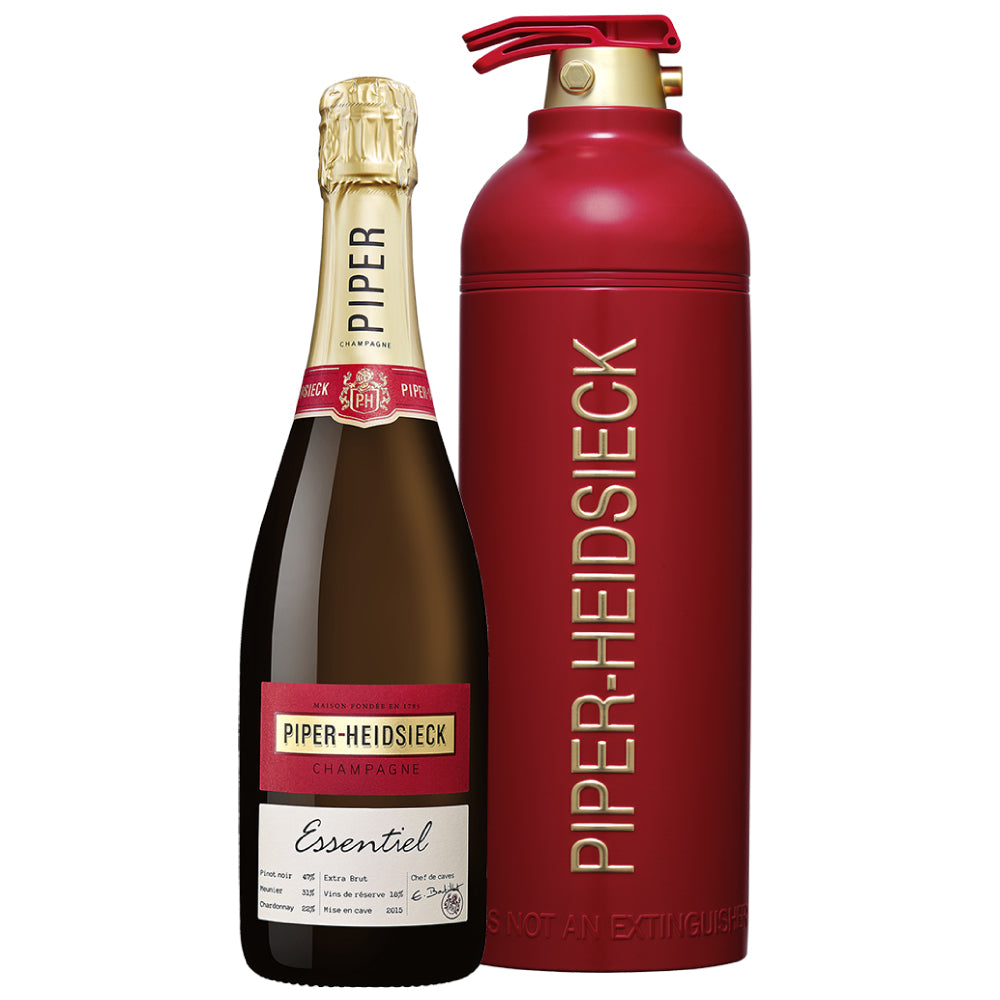 パイパー エドシック エッセンシエル エクストラ ブリュット コード ルージュ エディション NV 750ml 消火器型クーラーボックス付 シャンパン