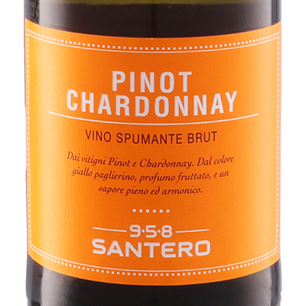 サンテロ ピノ シャルドネ スプマンテ NV ハーフ 375ml 箱なし スパークリング ワイン イタリア ピエモンテ 辛口 ハーフボトル