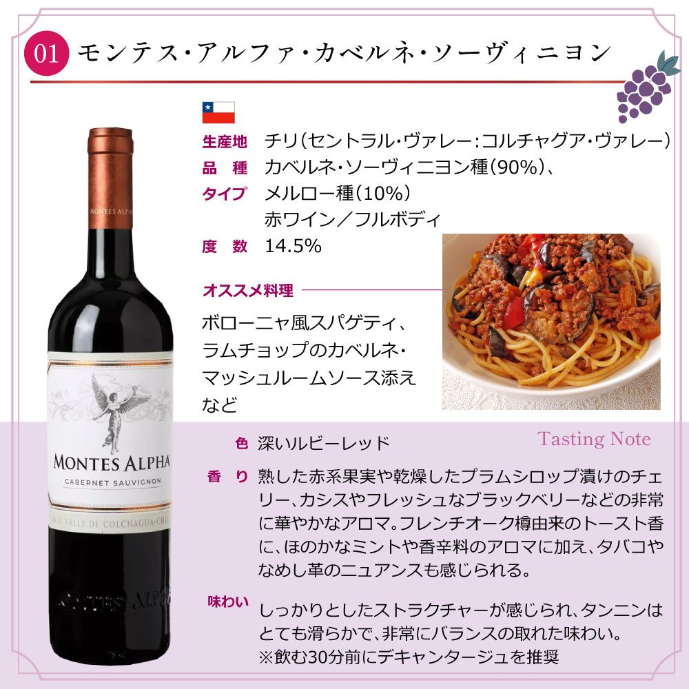 【送料無料 6本セット】 エノテカ 厳選 赤ワイン 750ml × 6本 セット チリ フランス イタリア スペイン