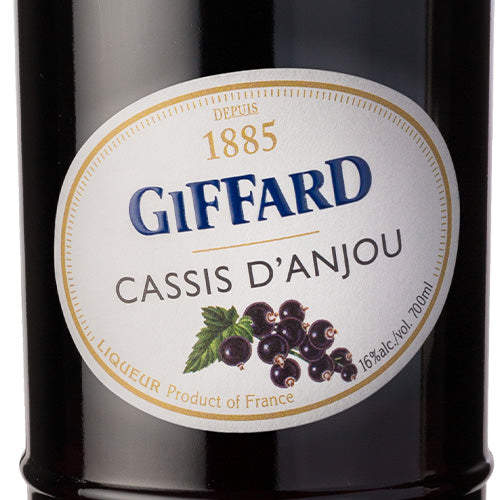 ジファール クレーム ド カシス ダンジュ（ブラックカラント）16% 700ml 箱なし リキュール クラシック フランス
