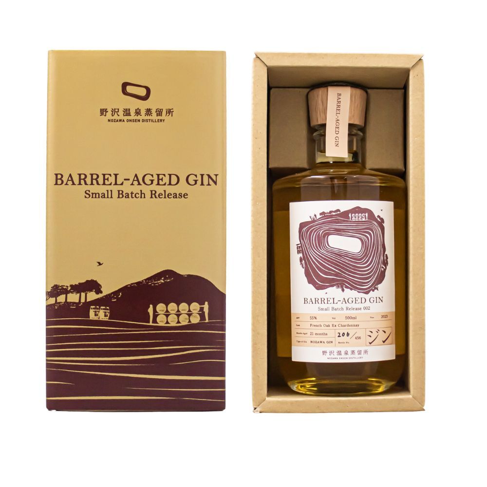 野沢温泉蒸留所 BARREL-AGED GIN No.2 55% 500ml 箱付 スピリッツ