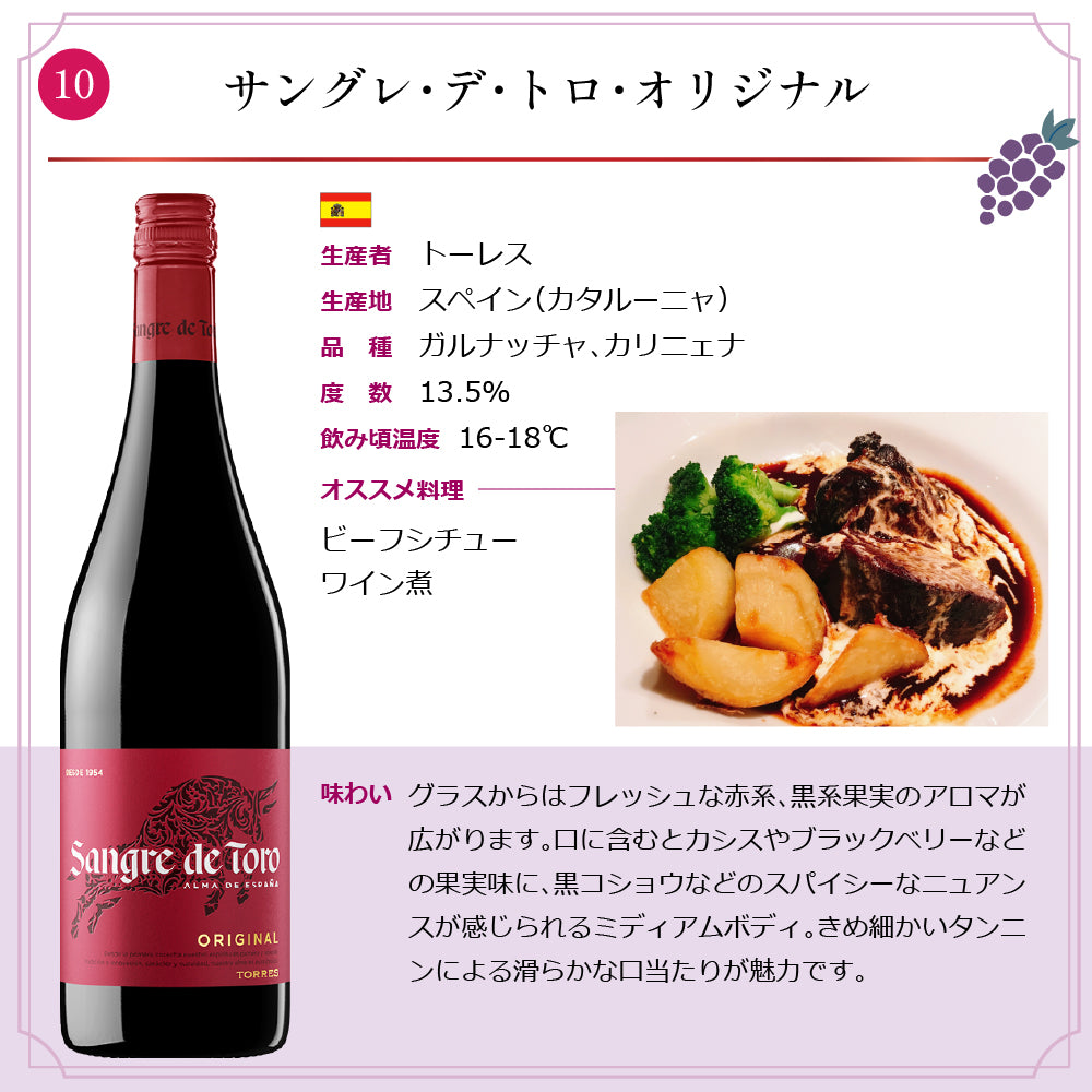 エノテカ 厳選 フルボディ 赤ワイン 750ml × 10本 セット アルゼンチン チリ フランス イタリア オーストラリア スペイン