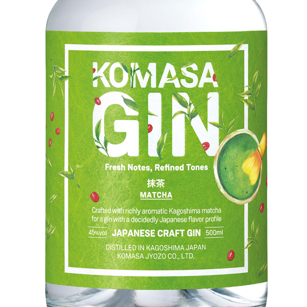 小正醸造 KOMASA GIN 抹茶 45% 500ml 箱付 スピリッツ ジャパニーズ クラフトジン