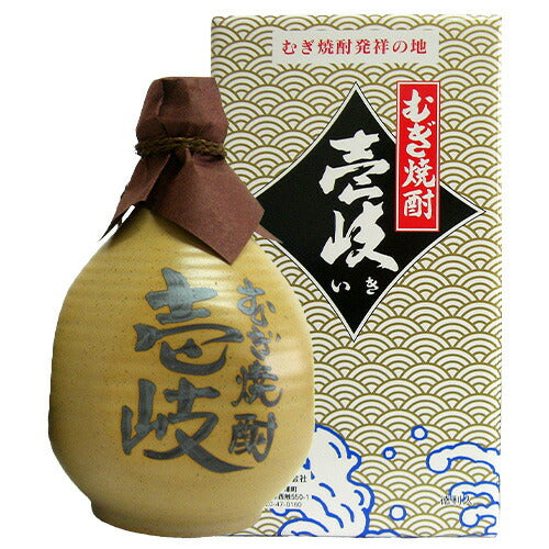 【6本セット】玄海酒造 本格むぎ焼酎 壱岐 徳利（ペコ）25% 720ml 箱付 麦焼酎 長崎県