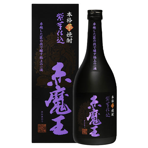 本格芋焼酎 紫芋仕込 赤魔王 25% 720ml 櫻の郷酒造 箱付 焼酎 宮崎県 甕貯蔵酒