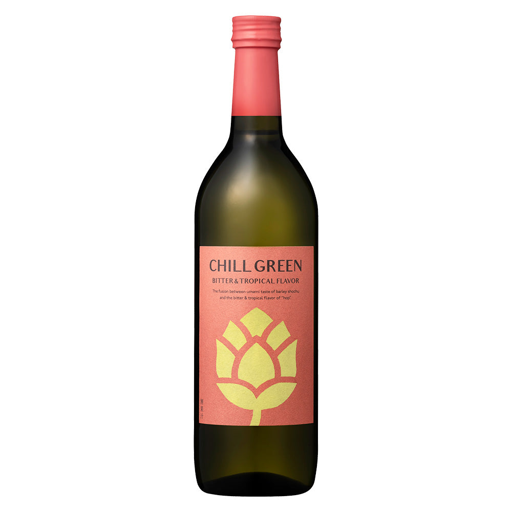 麦焼酎 CHILL GREEN bitter ＆ tropical（ちるぐりーん びたー＆とろぴかる）25% 720ml 濱田酒造 箱なし むぎ焼酎 白麹 鹿児島県 ネッカー付