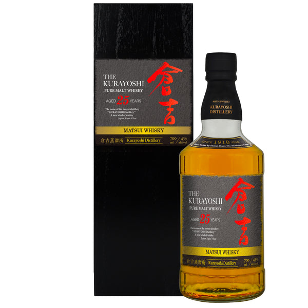受注発注】マツイ ピュアモルト 倉吉 25年 43% 700ml 箱付 松井酒造