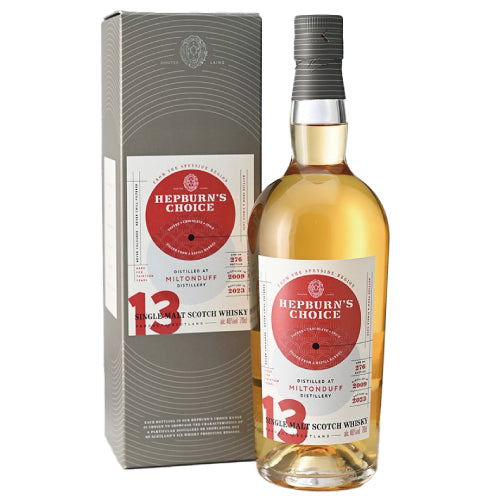 ハンターレイン ヘップバーンズチョイス ミルトンダフ 2009 13年 46% 700ml 箱付 シングルモルト スコッチ ウイスキー