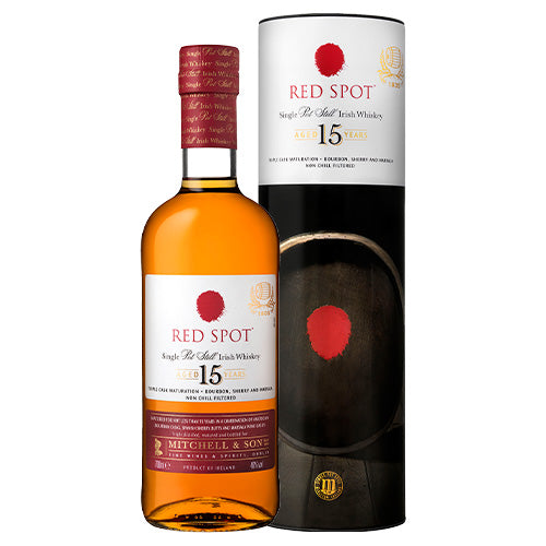 正規輸入品】レッド スポット 15年 46% 700ml 箱付 シングルポット