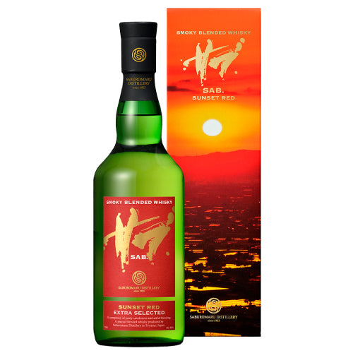 若鶴酒造 スモーキー ブレンデッド ウイスキー サブ サンセット レッド