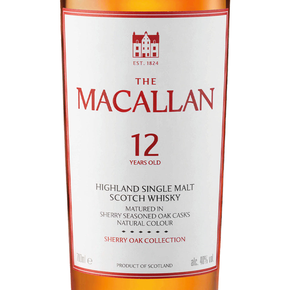 正規輸入品】 ザ マッカラン シェリーオーク 12年 40% 700ml 箱付