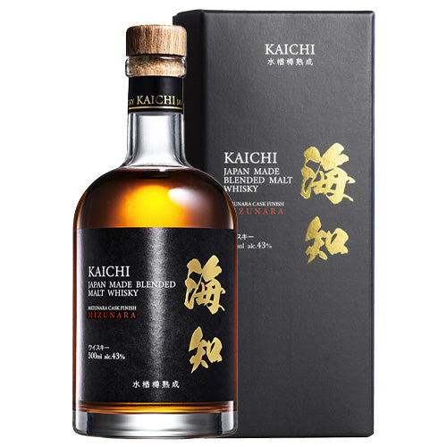 海知 KAICHI 水楢（ミズナラ）樽熟成 43% 500ml シーウィングス 箱付