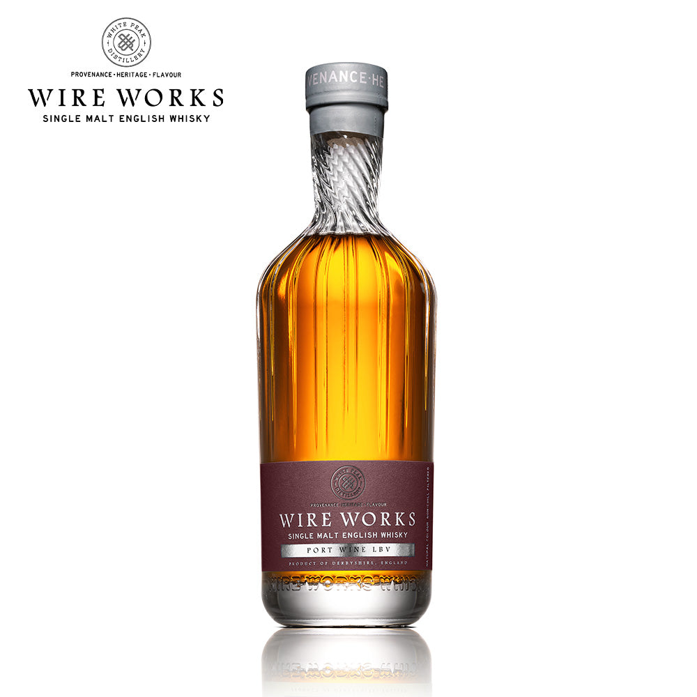 【正規輸入品】ワイヤー ワークス ポートワイン・レイトボトルド・ヴィンテージ 53.3% 700ml 箱なし シングルモルト イングリッシュウイスキー ホワイトピーク蒸留所