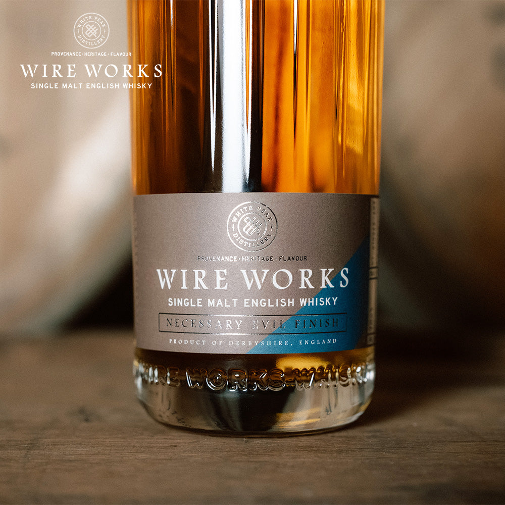 【正規輸入品】ワイヤー ワークス ネセサリー・イーヴィル・フィニッシュ 51.3% 700ml 箱なし シングルモルト イングリッシュウイスキー ホワイトピーク蒸留所