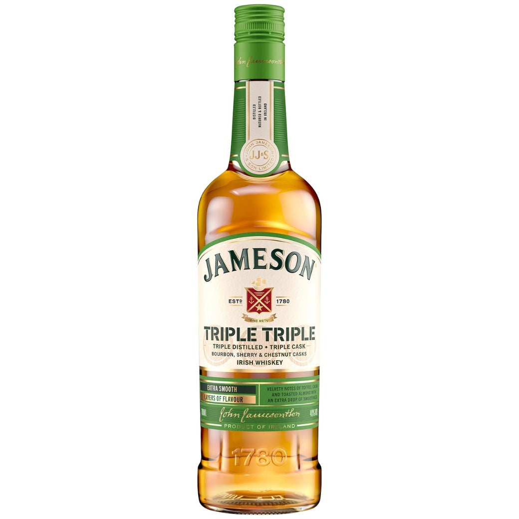 【正規輸入品】 ジェムソン トリプル トリプル 40% 700ml 箱なし アイリッシュ ブレンデッド ウイスキー