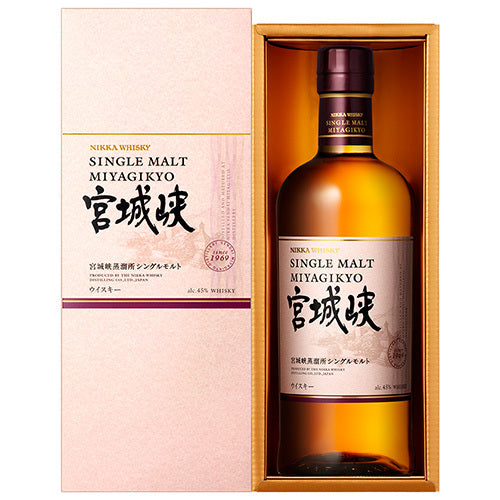 ニッカ シングルモルト 宮城峡 45% 700ml 箱付 ジャパニーズ ウイスキー