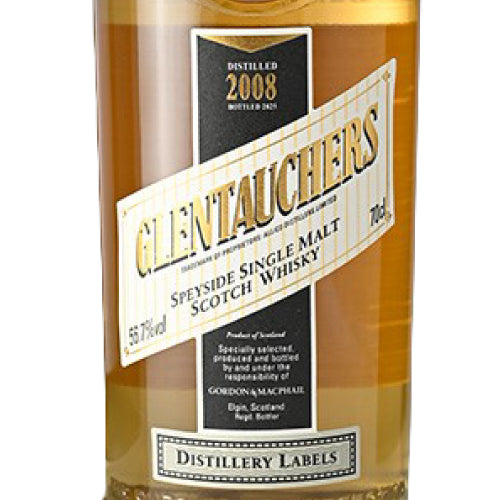 G & M（ゴードン & マクファイル）グレントファース 2008 56.7% ディスティラリー ラベル カスクストレングス FOR JIS 700ml 箱付 シングルモルト スコッチ ウイスキー