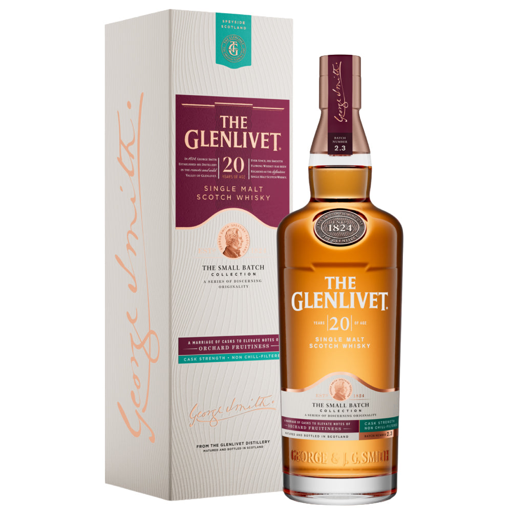 【正規輸入品】 ザ グレンリベット スモールバッチ 20年 56.2% 700ml 箱付 シングルモルト スコッチ ウイスキー