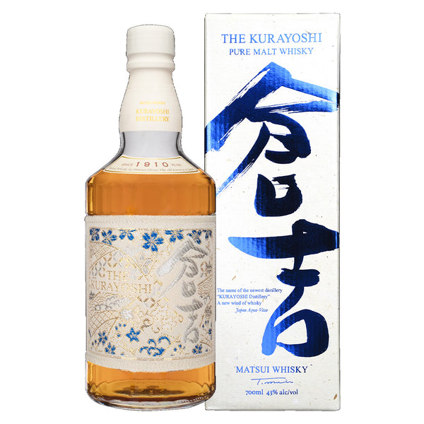 マツイ ピュアモルト ウイスキー 倉吉 -帯ラベル- 43% 700ml 箱付