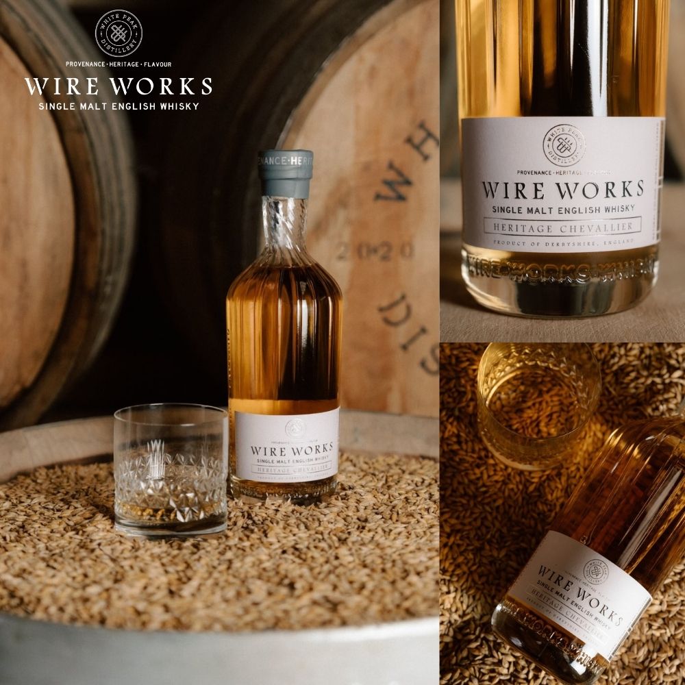 【正規輸入品】ワイヤー ワークス ヘリテージ シュヴァリエ 57.3% 700ml 箱なし シングルモルト イングリッシュウイスキー ホワイトピーク蒸留所