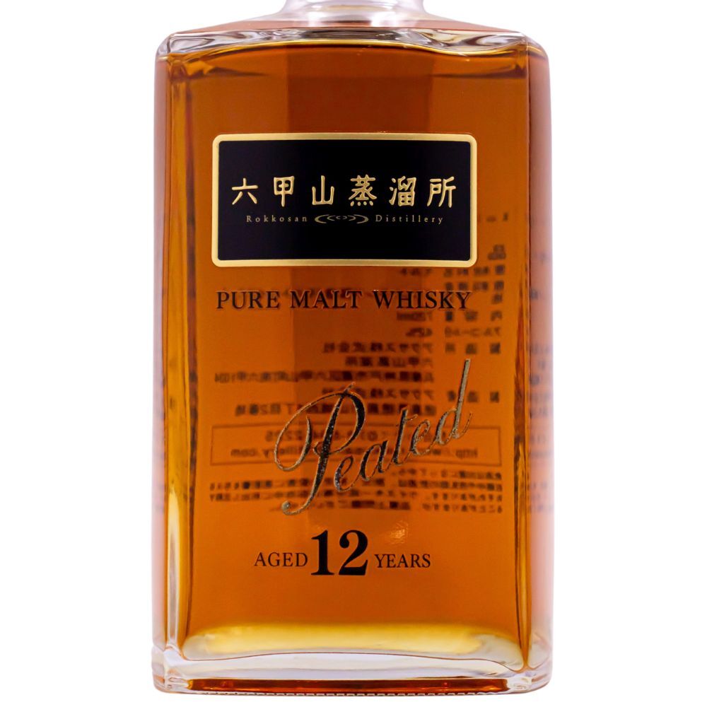 六甲山蒸留所 ピュアモルトウイスキー 12年 ピーテッド 42% 720ml 箱付 ジャパニーズ ウイスキー