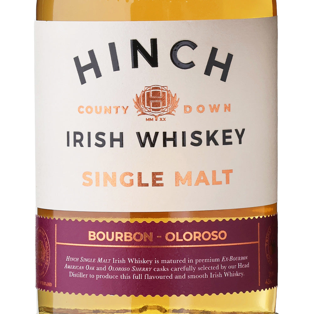 ヒンチ シングルモルト 43% 700ml 箱なし アイリッシュ ウイスキー