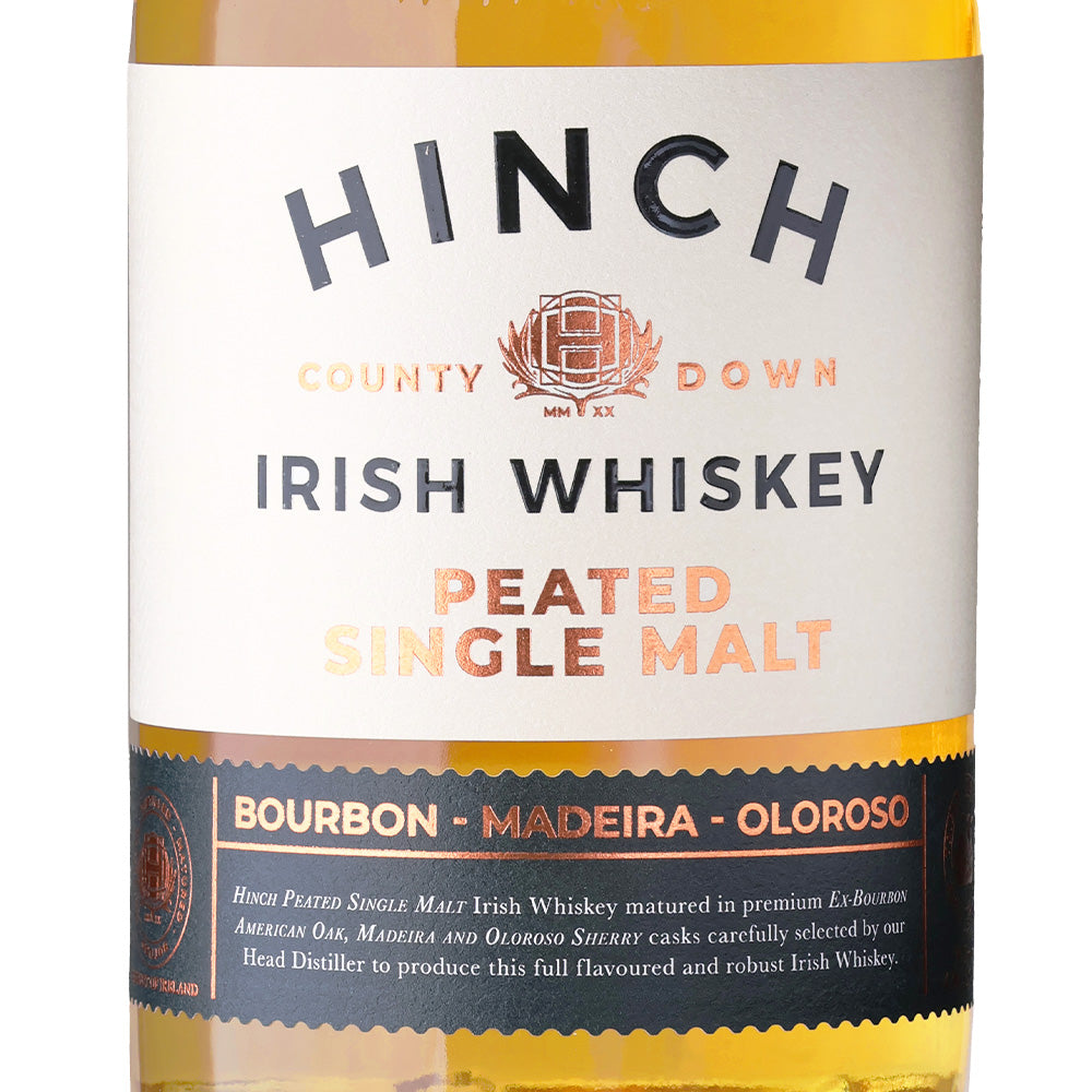 ヒンチ ピーテッド シングルモルト 43% 700ml 箱なし アイリッシュ ウイスキー