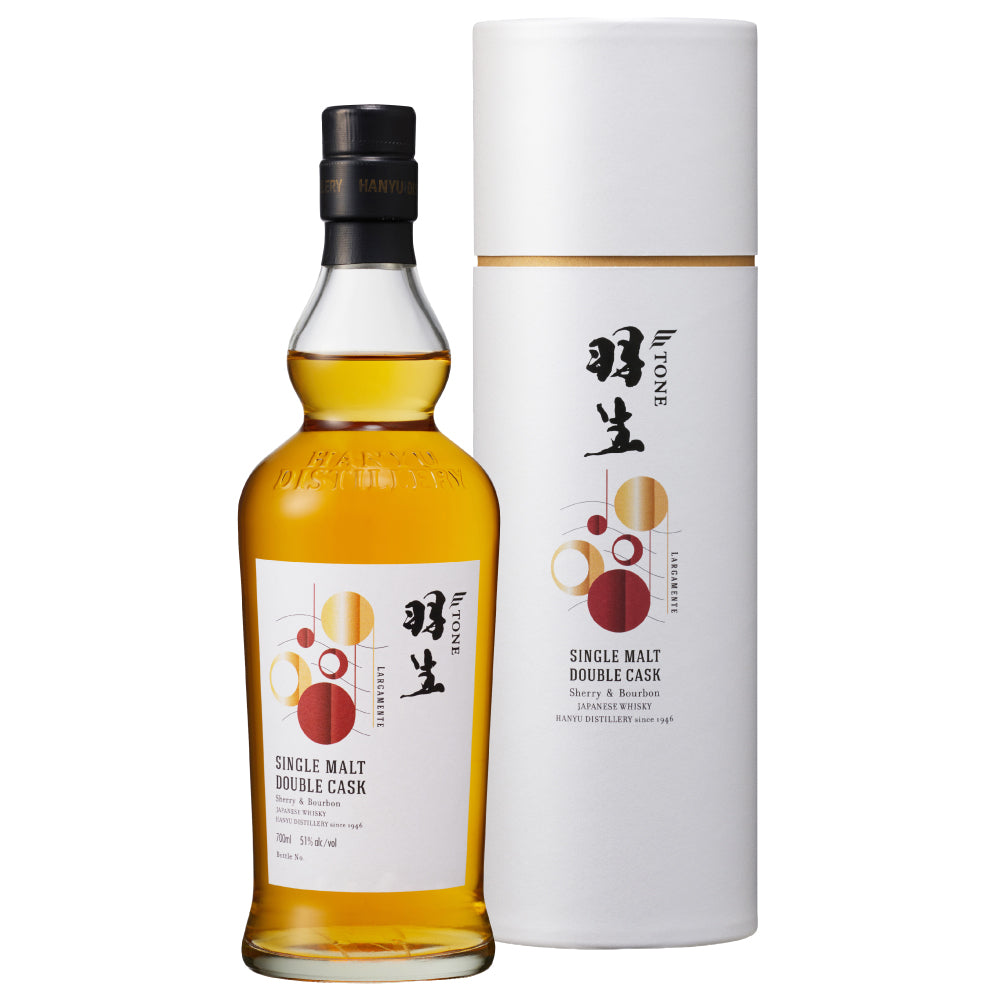 東亞酒造 トーン 羽生 ラルガメンテ シングルモルト ダブルカスク シェリー＆バーボン 51% 700ml 箱付 シングルモルト ジャパニーズ ウイスキー
