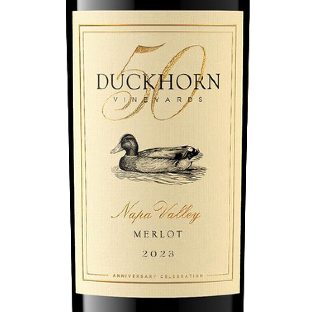 ダックホーン ヴィンヤーズ メルロー ナパ ヴァレー 2023 50周年ラベル 750ml 赤ワイン アメリカ カリフォルニア フルボディ