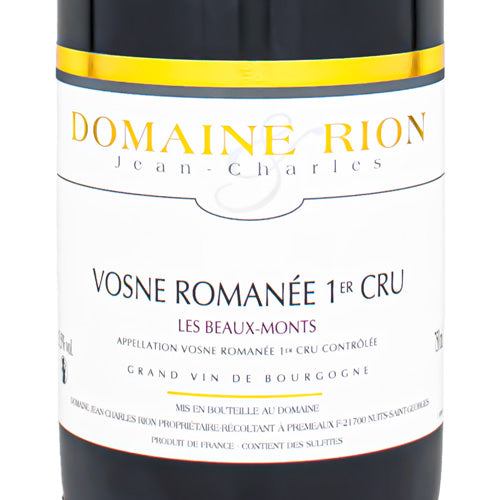 ジャン シャルル リオン ヴォーヌ ロマネ プルミエ クリュ レ ボーモン 2019 750ml 赤ワイン フランス ブルゴーニュ フルボディ