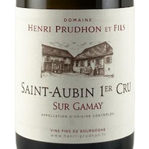 アンリ プリュードン サン トーバン ブラン プルミエ クリュ シュール ガメイ 2024 750ml 白ワイン フランス ブルゴーニュ 辛口