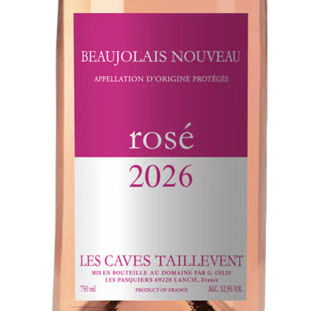 タイユヴァン ボジョレー ヌーヴォー ロゼ 2026 750ml ロゼワイン フランス ブルゴーニュ ライトボディ