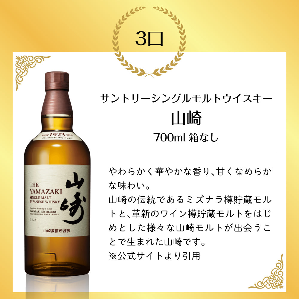 【第4弾】50口限定 SAKE People厳選 豪華ウイスキーくじ