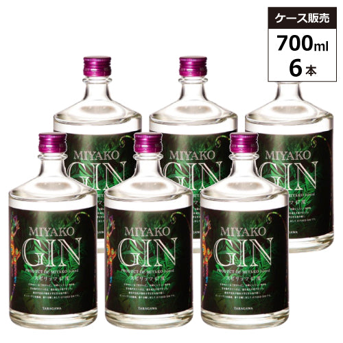 【6本セット】多良川 MIYAKO GIN ミヤコジン 47% 700ml 箱付 スピリッツ ジャパニーズ クラフト ジン