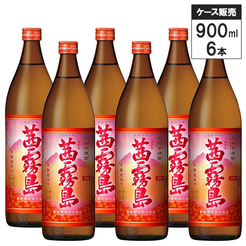 【6本セット】本格 芋 焼酎 茜霧島 25% 900ml 霧島酒造 いも焼酎 鹿児島県