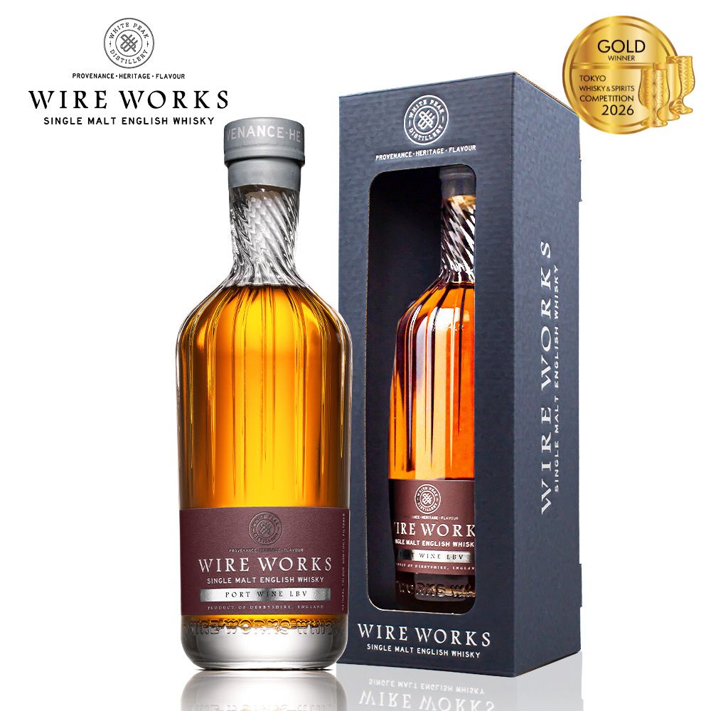 【正規輸入品】ワイヤー ワークス ポートワイン・レイトボトルド・ヴィンテージ 53.3% 700ml 箱付 シングルモルト イングリッシュウイスキー ホワイトピーク蒸留所