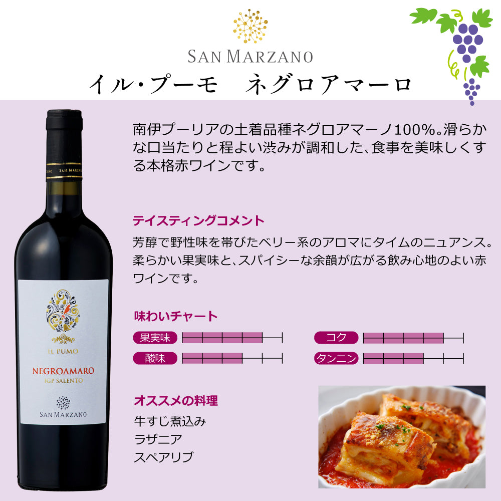 サン マルツァ－ノ イル プーモ シリーズ 飲み比べセット 750ml×3