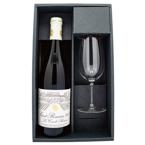 [グラスセット] ドメーヌ ルージョ サン ロマン＆木村硝子店 サヴァ 12oz ワイングラス ギフトセット